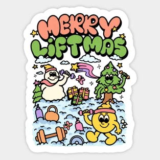 Merry Liftmas Sticker